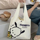 Large Capacity Schoolgirl Shoulder Bag Handbag Makeup Bag Junior High