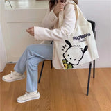 Large Capacity Schoolgirl Shoulder Bag Handbag Makeup Bag Junior High