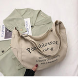 Canvas Bag Female All-match Tote Bag Student Large-capacity Messenger Bag