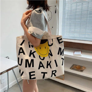 Canvas Bag Female Large Capacity Tote Bag Handbags Shopping Bags for Women