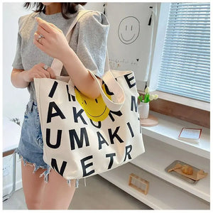 Canvas Bag Female Large Capacity Tote Bag Handbags Shopping Bags for Women