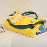 Canvas Bag Female Shoulder Crossbody Large Capacity Versatile Student Ins