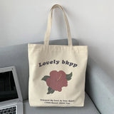 Canvas Shoulder Bag for Women Large Totes Eco Zipper Organizer