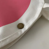 Canvas Bag Large Capacity Shoulder Bags Women Cartoon Print Handbag