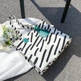 Canvas Bag Large-capacity Female Student All-match Shoulder Bag Female Ins Hot N