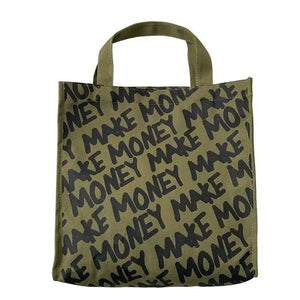 Vintage Canvas Shoulder Bag Zipper Handbag