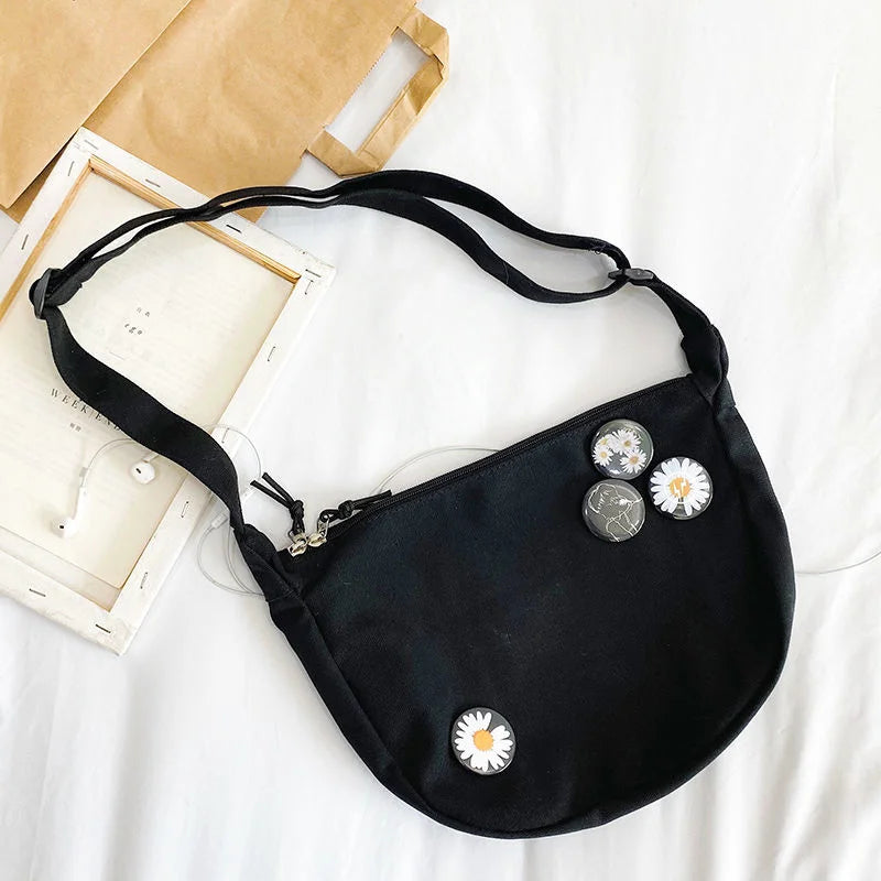 Daisy Messenger Bag Large Capacity Japanese Harajuku Shoulder Bag