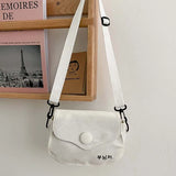 Solid Shoulder Bag Lightweight Small Phone Messenger Bag