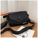 Solid Shoulder Bag Lightweight Small Phone Messenger Bag