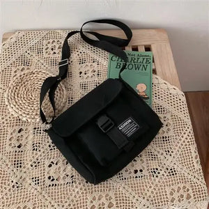 Teen Canvas Shoulder Bag Crossbody CellPhone Pouch Women Messenger