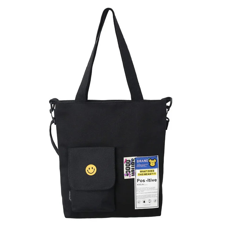 Canvas Bag Women's Handbags Shoulder Bags Small Backpack Storage Handbag