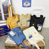 Canvas Bag Women's Handbags Shoulder Bags Small Backpack Storage Handbag