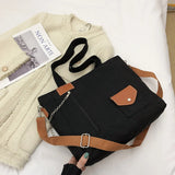 Women's Large Capacity Canvas Messenger Bag
