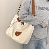 Women's Large Capacity Canvas Messenger Bag