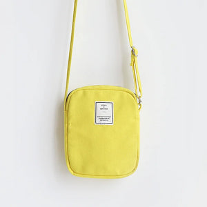 Canvas Messenger Mobile Phone Bag for Women