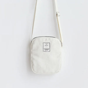 Canvas Messenger Mobile Phone Bag for Women