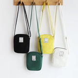 Canvas Messenger Mobile Phone Bag for Women