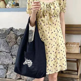 Anime Picture Canvas Shopper Tote Bag - Pure Cotton Handbag