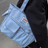 Canvas Shoulder Bag Japanese Large Capacity Handbag