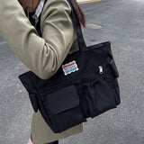 Canvas Shoulder Bag Japanese Large Capacity Handbag