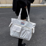 Canvas Shoulder Bag Japanese Large Capacity Handbag