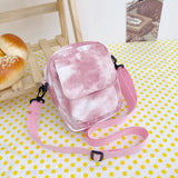 Canvas Bag Women's Shoulder Diagonal Bag With Zipper For Phone Ins