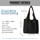 Skull Series Canvas Bag Womens Shoppers Shopping Bag Grocery Handbags