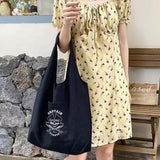 Skull Series Canvas Bag Womens Shoppers Shopping Bag Grocery Handbags