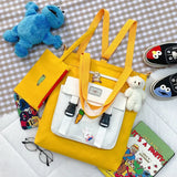 Zipper Shoulder Bags Female Reusable Shopper Tote Ladies Eco Shopping Bags