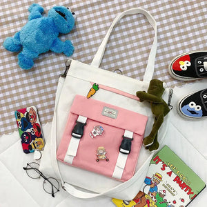 Zipper Shoulder Bags Female Reusable Shopper Tote Ladies Eco Shopping Bags