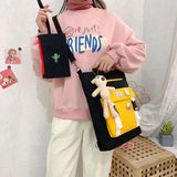 Zipper Shoulder Bags Female Reusable Shopper Tote Ladies Eco Shopping Bags