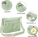 Canvas Crossbody Bag for Women Lightweight Shoulder Handbag Purse