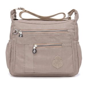 Nylon Shoulder Bag Waterproof Daily Shopping Shoulder Bag Cross-body Bags
