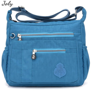 Nylon Shoulder Bag Waterproof Daily Shopping Shoulder Bag Cross-body Bags