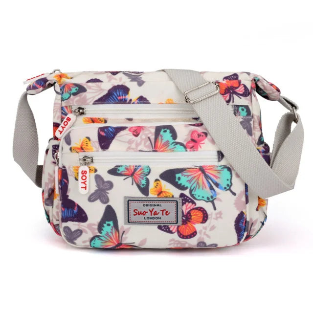 Womens Crossbody Waterproof Nylon Shoulder Bags