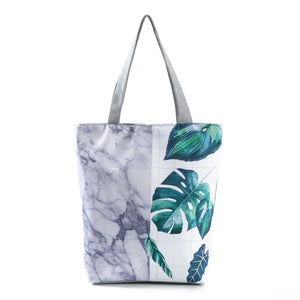 Landscape Print Women's Shoulder Bag Handbag High Capacity Shopping Tote
