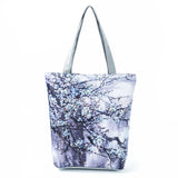 Landscape Print Women's Shoulder Bag Handbag High Capacity Shopping Tote