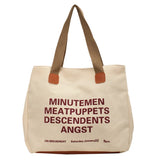 Canvas Bags for Women Letter Hit Shoulder Bag Female Large