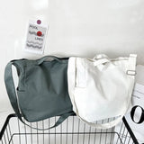 Canvas Bags for Women Handbag Ladies Shoulder Bag Large Capacity Solid Shopper