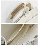 Canvas Tote Bag with Large Capacity for Women