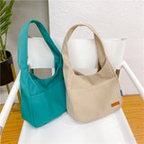 Canvas Shoulder Bag Women's Handbag Big Capacity Totes