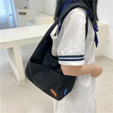 Canvas Shoulder Bag Women's Handbag Big Capacity Totes
