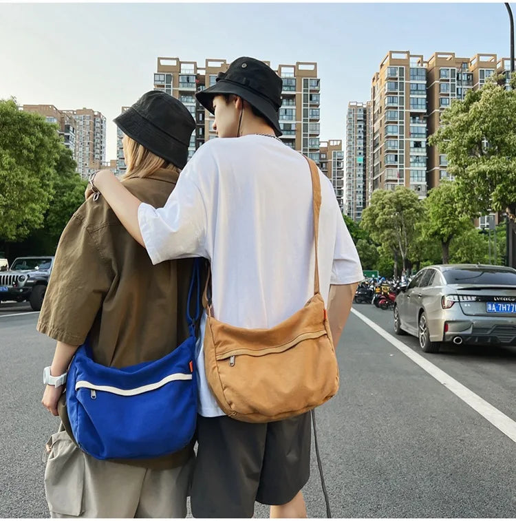 Canvas Bags for Women Vintage Handbags Casual Shoulder Crossbody Bag