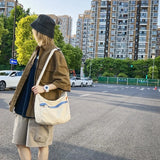Canvas Bags for Women Vintage Handbags Casual Shoulder Crossbody Bag