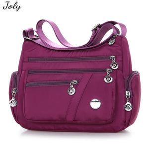 Canvas Crossbody Bag Women Casual Handbag Shoulder Nylon Lightweight Waterproof