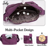 Canvas Shoulder Handbag for Women Crossbody Satchel Phone Bag