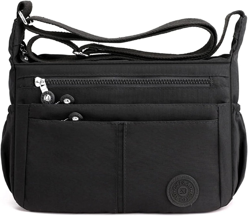 Canvas Shoulder Handbag for Women Crossbody Satchel Phone Bag