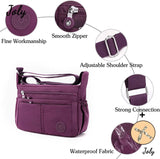 Canvas Shoulder Handbag for Women Crossbody Satchel Phone Bag