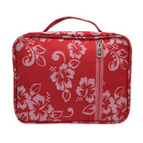 Floral Pattern Bible Cover with Handle and Zippered Pocket