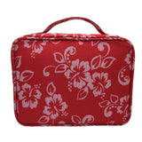 Floral Pattern Bible Cover with Handle and Zippered Pocket